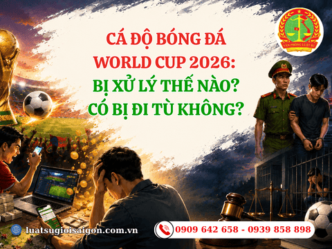 Cá độ bóng đá world cup 2026: Bị xử lý thế nào? Có bị đi tù không?
