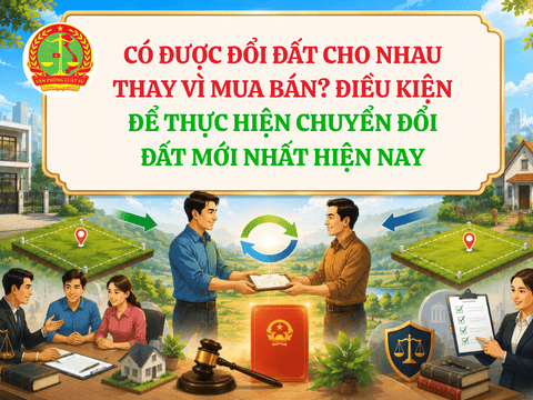 Có được đổi đất cho nhau thay vì mua bán hay không? Điều kiện để thực hiện chuyển đổi đất mới nhất hiện nay
