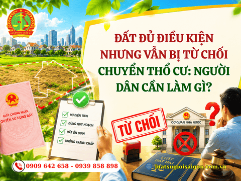 Đất đủ điều kiện nhưng vẫn bị từ chối chuyển thổ cư: Người dân cần làm gì?