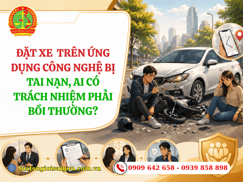 Đặt xe công nghệ trên ứng dụng bị tai nạn, tài xế hay đơn vị vận hành phải bồi thường cho hành khách?