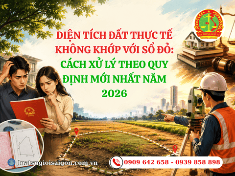 Diện tích đất thực tế không khớp với Sổ đỏ: Cách xử lý theo quy định mới nhất năm 2026