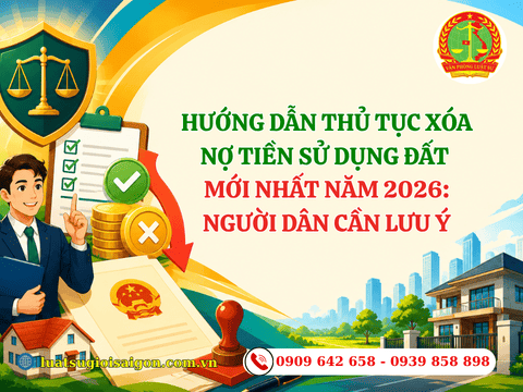 Hướng dẫn thủ tục xóa nợ tiền sử dụng đất mới nhất năm 2026: Người dân cần lưu ý
