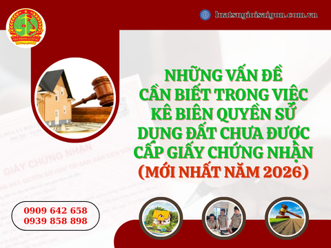 Những vấn đề cần biết trong việc kê biên quyền sử dụng đất chưa được cấp giấy chứng nhận (Mới nhất năm 2026)