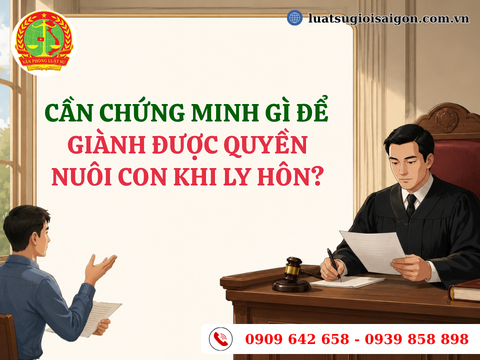 Cần chứng minh gì để giành được quyền nuôi con khi ly hôn?