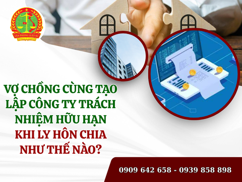 Vợ chồng cùng tạo lập Công ty TNHH khi ly hôn chia như thế nào?