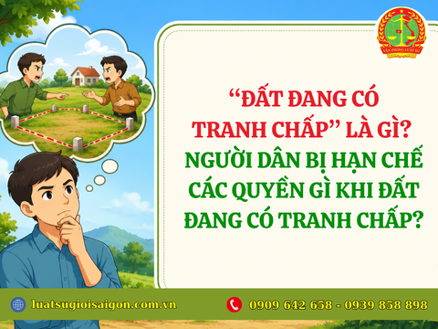 “Đất đang có tranh chấp” là gì? Người dân bị hạn chế các quyền gì khi đất đang có tranh chấp?