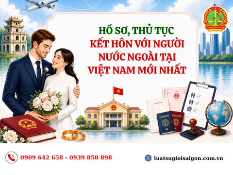Hồ sơ, thủ tục kết hôn với người nước ngoài tại Việt Nam mới nhất