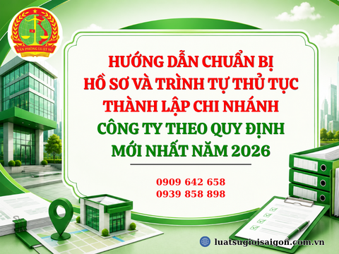 Hướng dẫn chuẩn bị hồ sơ và trình tự thủ tục thành lập chi nhánh công ty theo quy định mới nhất năm 2026