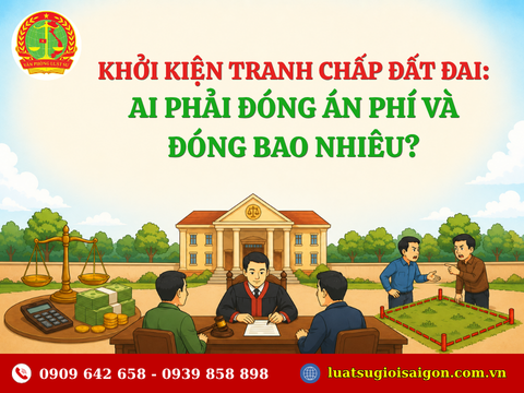Khởi kiện tranh chấp đất đai: Ai phải đóng án phí và đóng bao nhiêu?