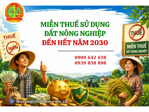 Miễn thuế sử dụng đất nông nghiệp đến hết năm 2030