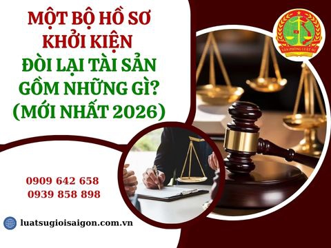 Một bộ hồ sơ khởi kiện đòi lại tài sản gồm những gì? (Mới nhất năm 2026)