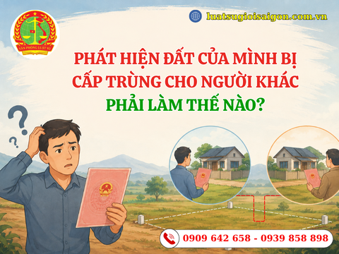 Phát hiện đất của mình bị cấp trùng cho người khác phải làm thế nào?