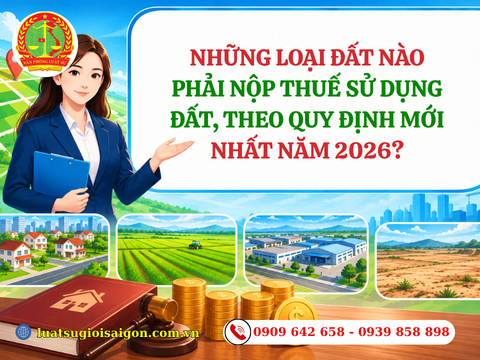 Những loại đất nào phải nộp thuế sử dụng đất, theo quy định mới nhất năm 2026?