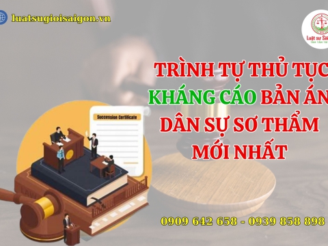 Trình tự, thủ tục kháng cáo vụ án dân sự mới nhất năm 2025?