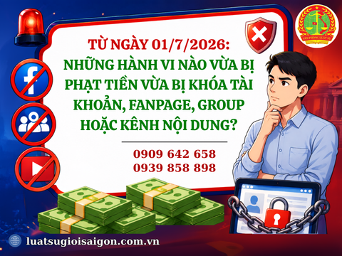 Từ ngày 01/7/2026: Những hành vi nào vừa bị phạt tiền vừa bị khóa tài khoản, fanpage, group hoặc kênh nội dung?