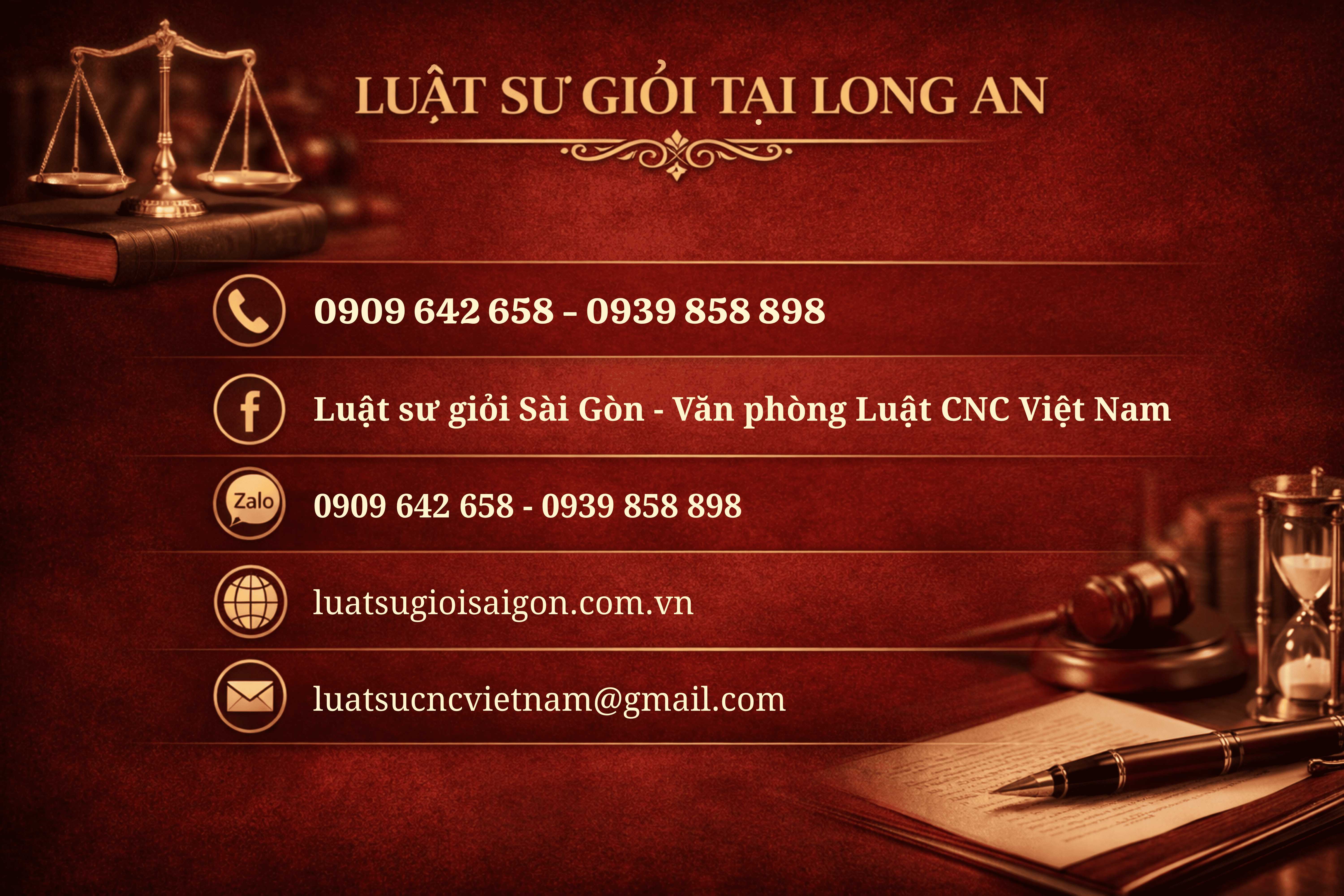 Luật sư giỏi tại long an – tư vấn nhanh - giải quyết hiệu quả - bảo vệ quyền lợi khách hàng tối đa - 2
