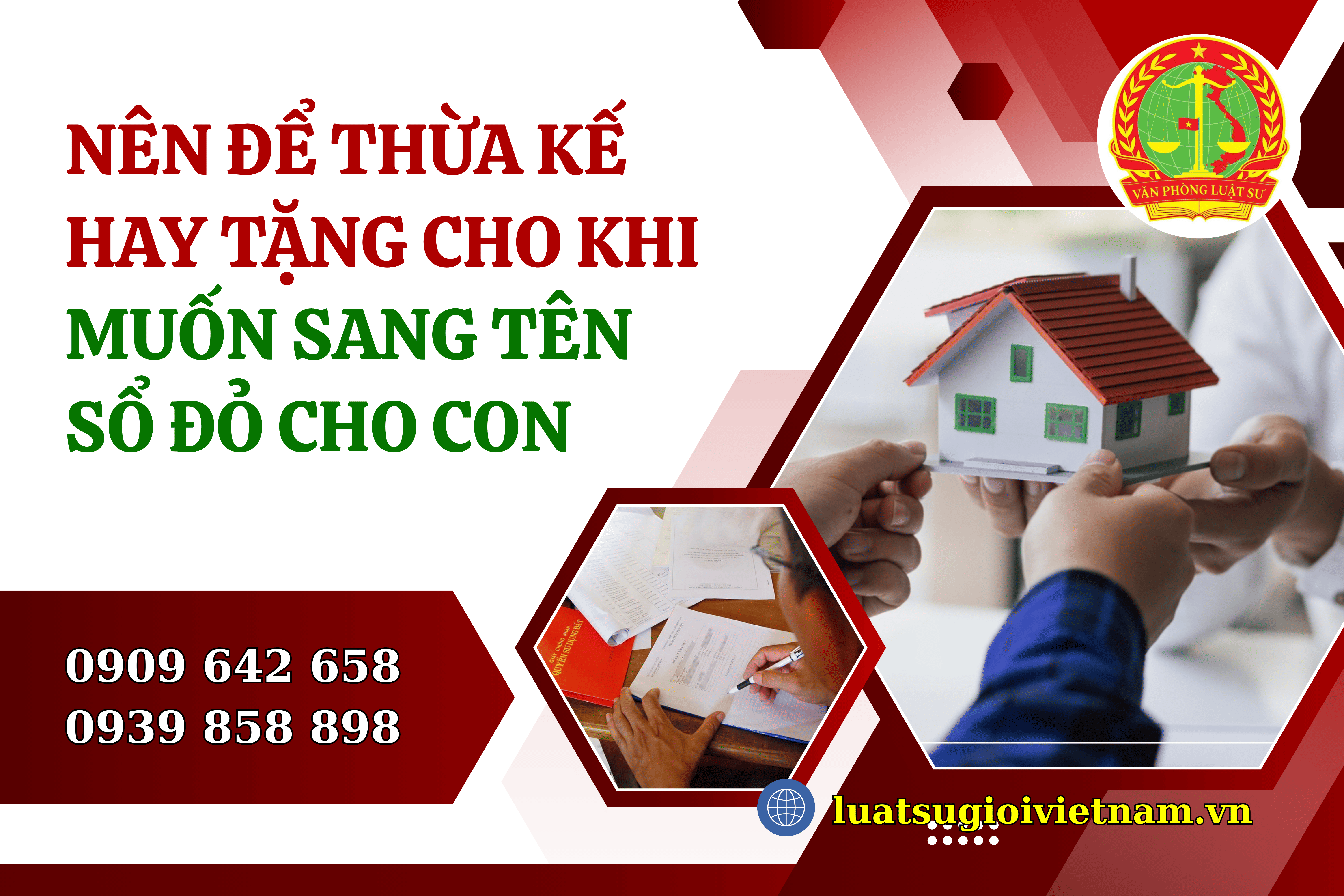 nen de thua ke nha dat cho con hay tang cho nha dat cho con