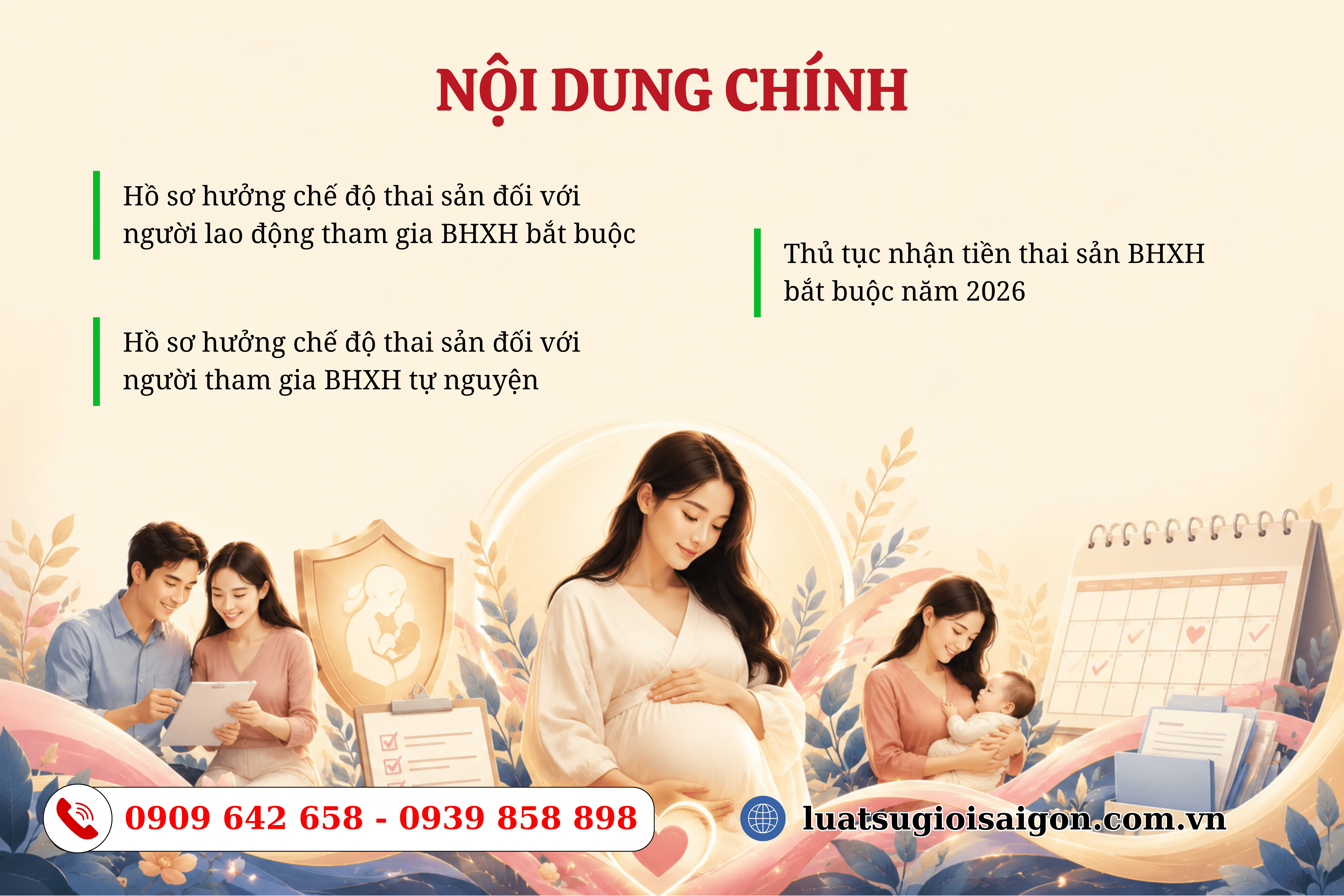 Để được hưởng chế độ thai sản năm 2026 Người lao động cần chuẩn bị những gì-luatsugioisaigon-1