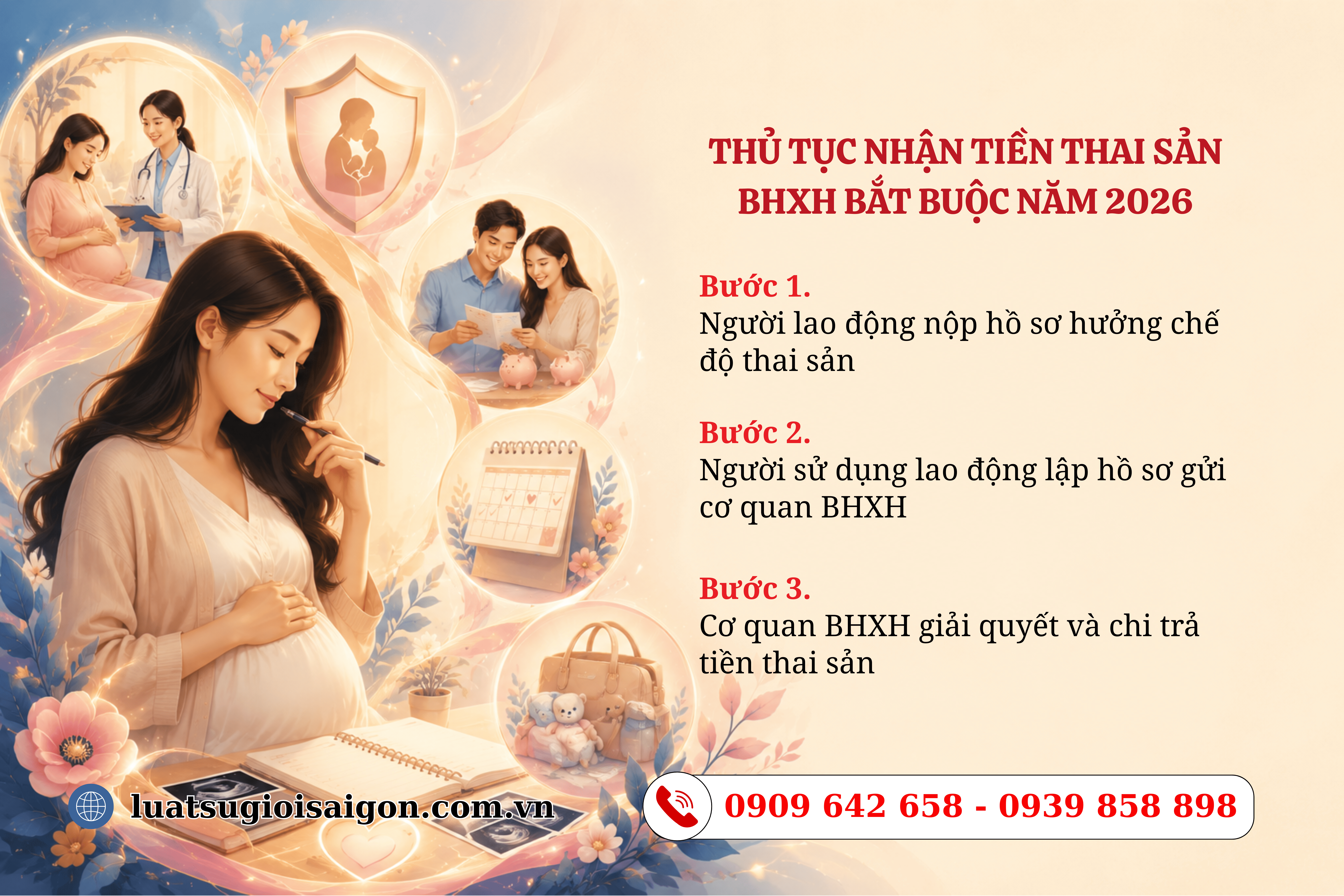 Để được hưởng chế độ thai sản năm 2026 Người lao động cần chuẩn bị những gì-luatsugioisaigon-2