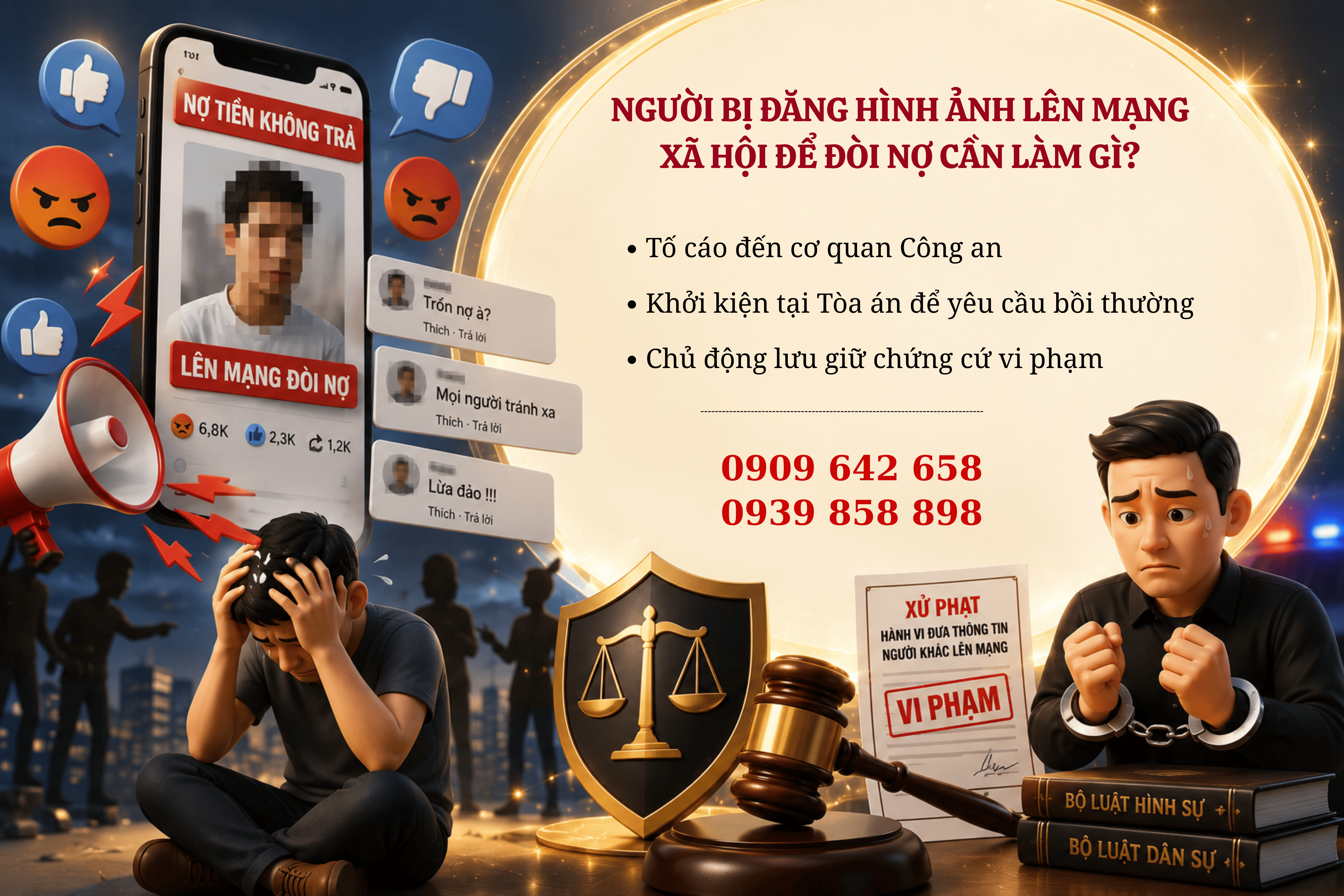 đăng hình người khác lên MXH để đòi nợ có vi phạm không - 2