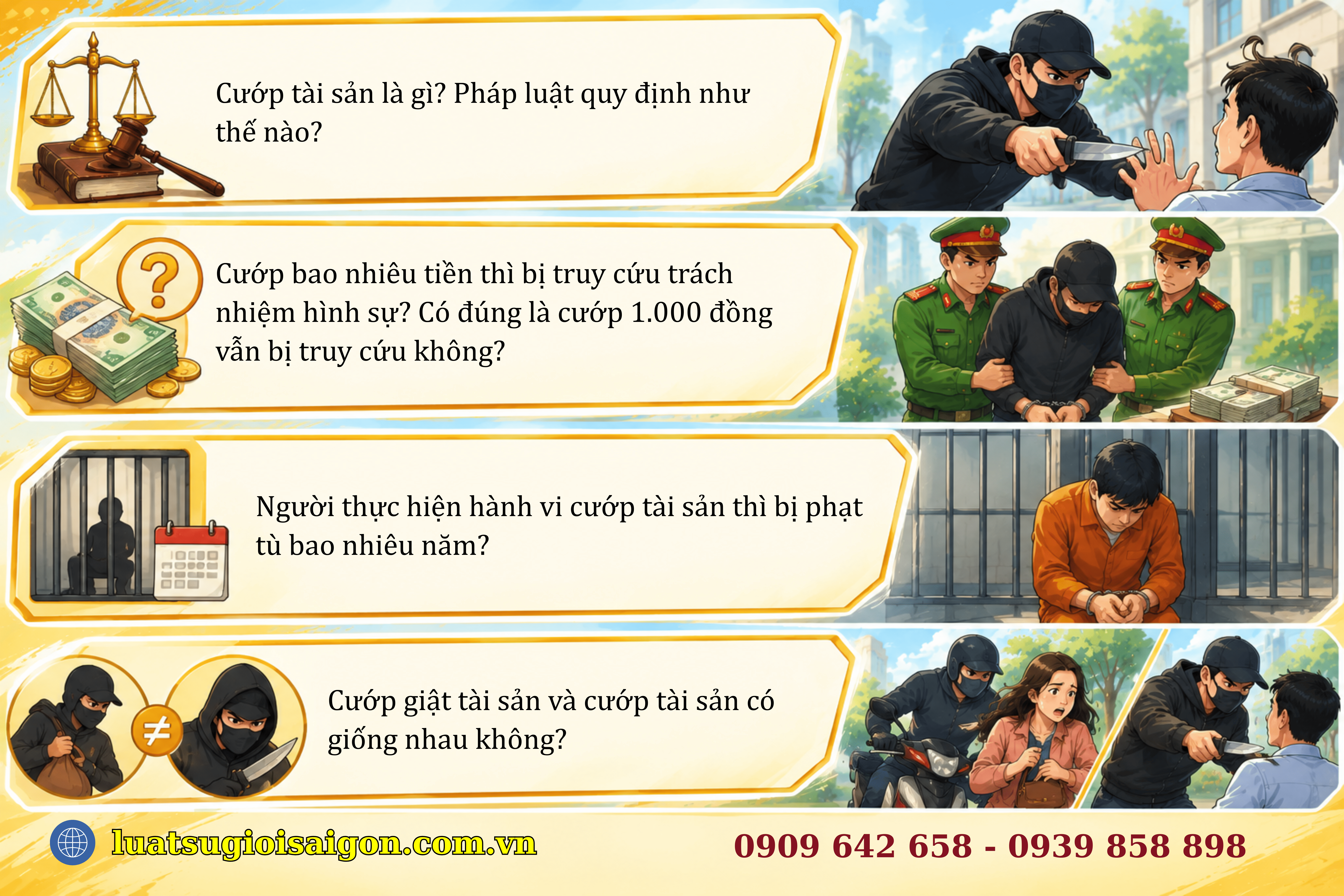 Cướp bao nhiêu tiền thì bị truy cứu trách nhiệm hình sự-luatsugioisaigon-1