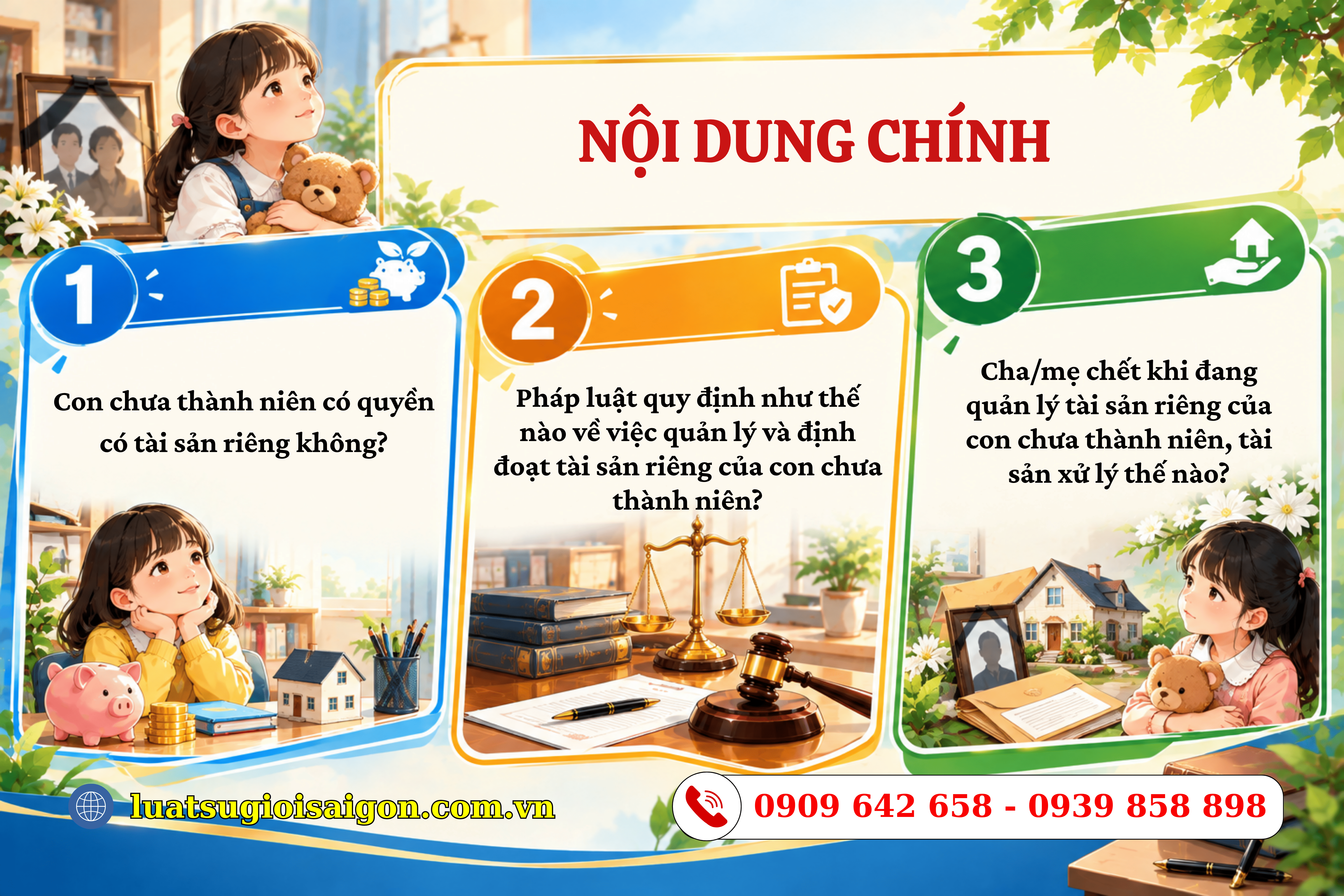 CHA MẸ CHẾT KHI ĐANG QUẢN LÝ TÀI SẢN RIÊNG CỦA CON CHƯA THÀNH NIÊN TÀI SẢN XỬ LÝ THẾ NÀO-luatsugioisaigon