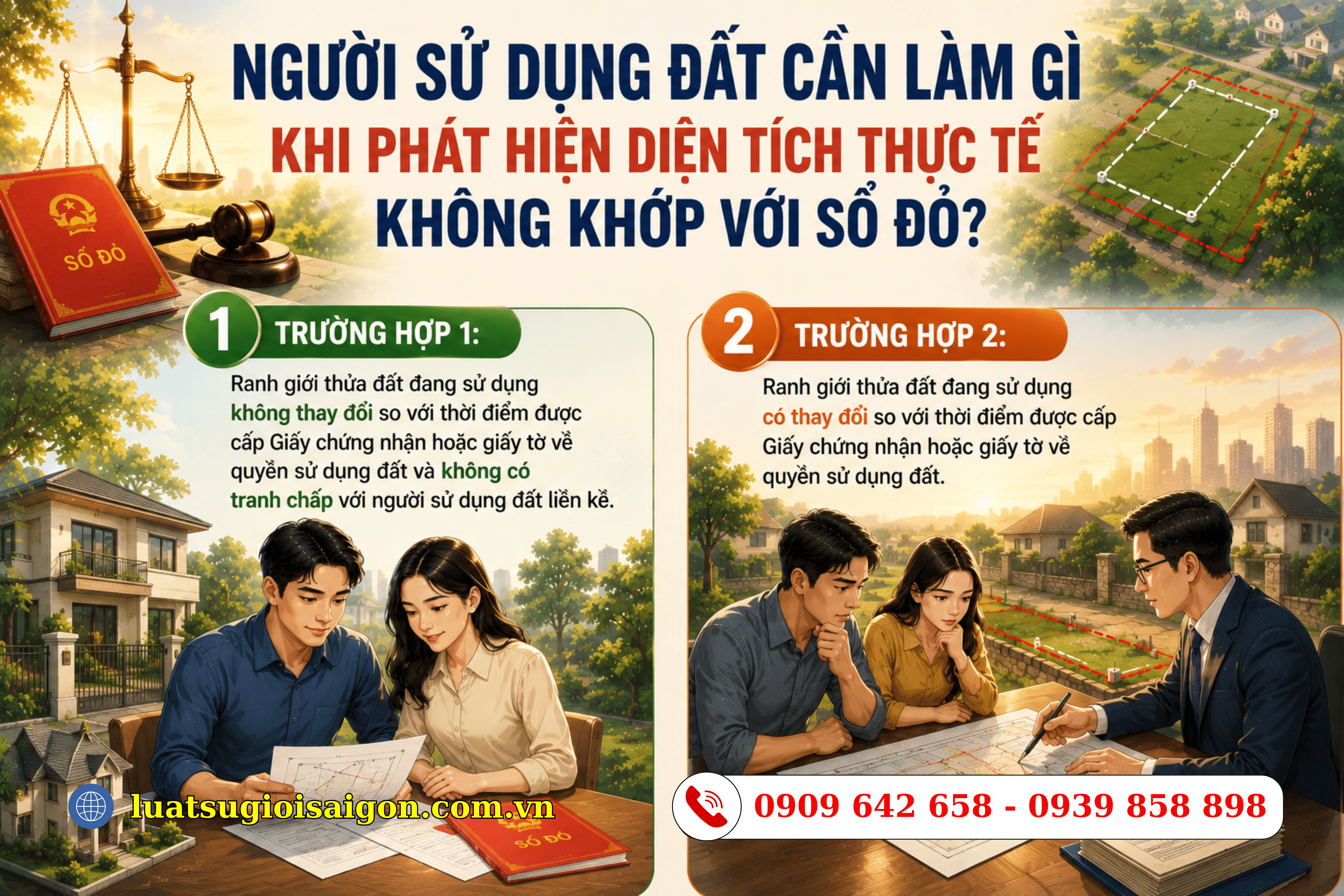 Diện tích đất thực tế không khớp với sổ đỏ Cách xử lý theo quy định mới nhất năm 2026-2