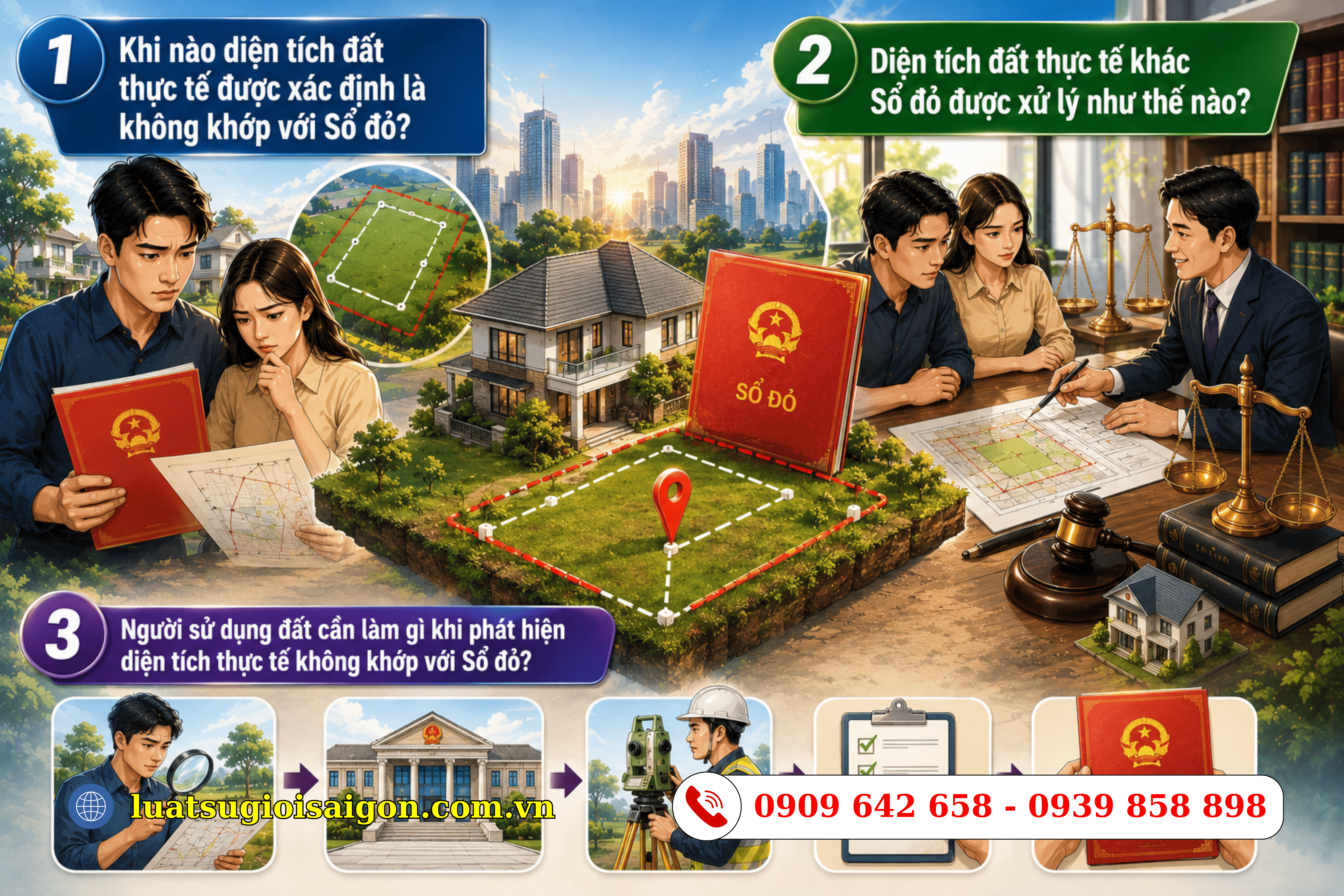 Diện tích đất thực tế không khớp với sổ đỏ Cách xử lý theo quy định mới nhất năm 2026-1