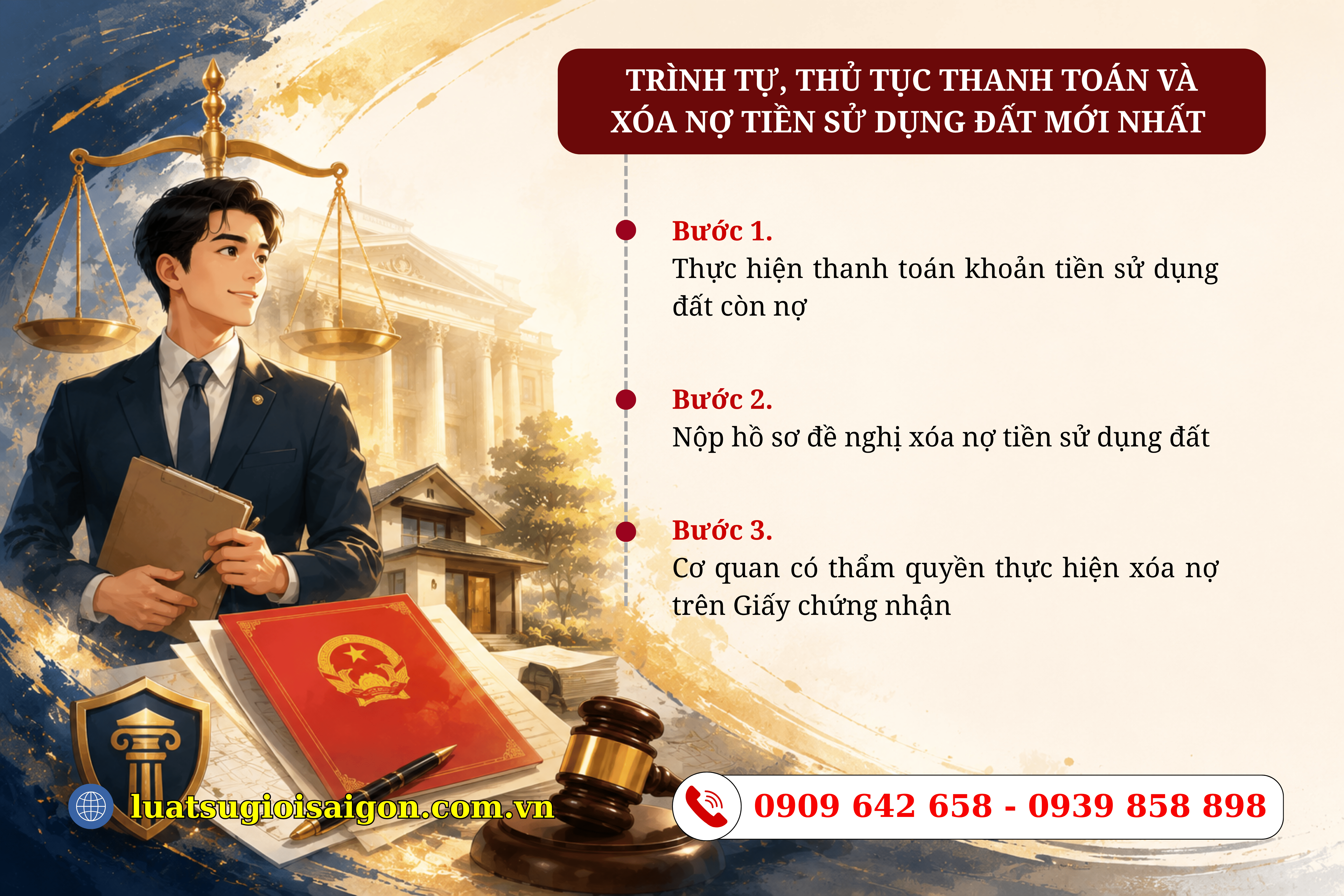 Hướng dẫn thủ tục xóa nợ tiền sử dụng đất mới nhất năm 2026-1