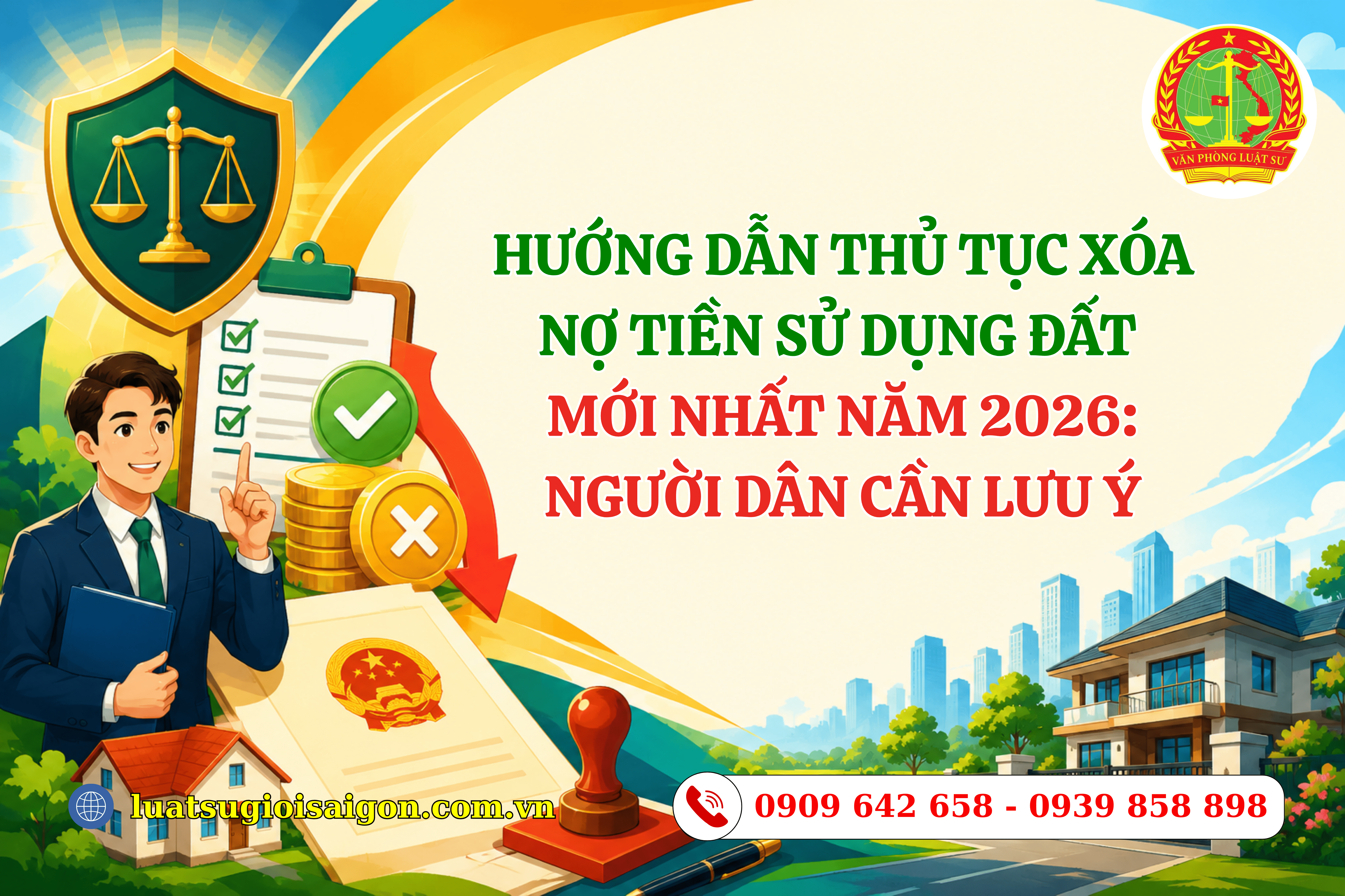Hướng dẫn thủ tục xóa nợ tiền sử dụng đất mới nhất năm 2026