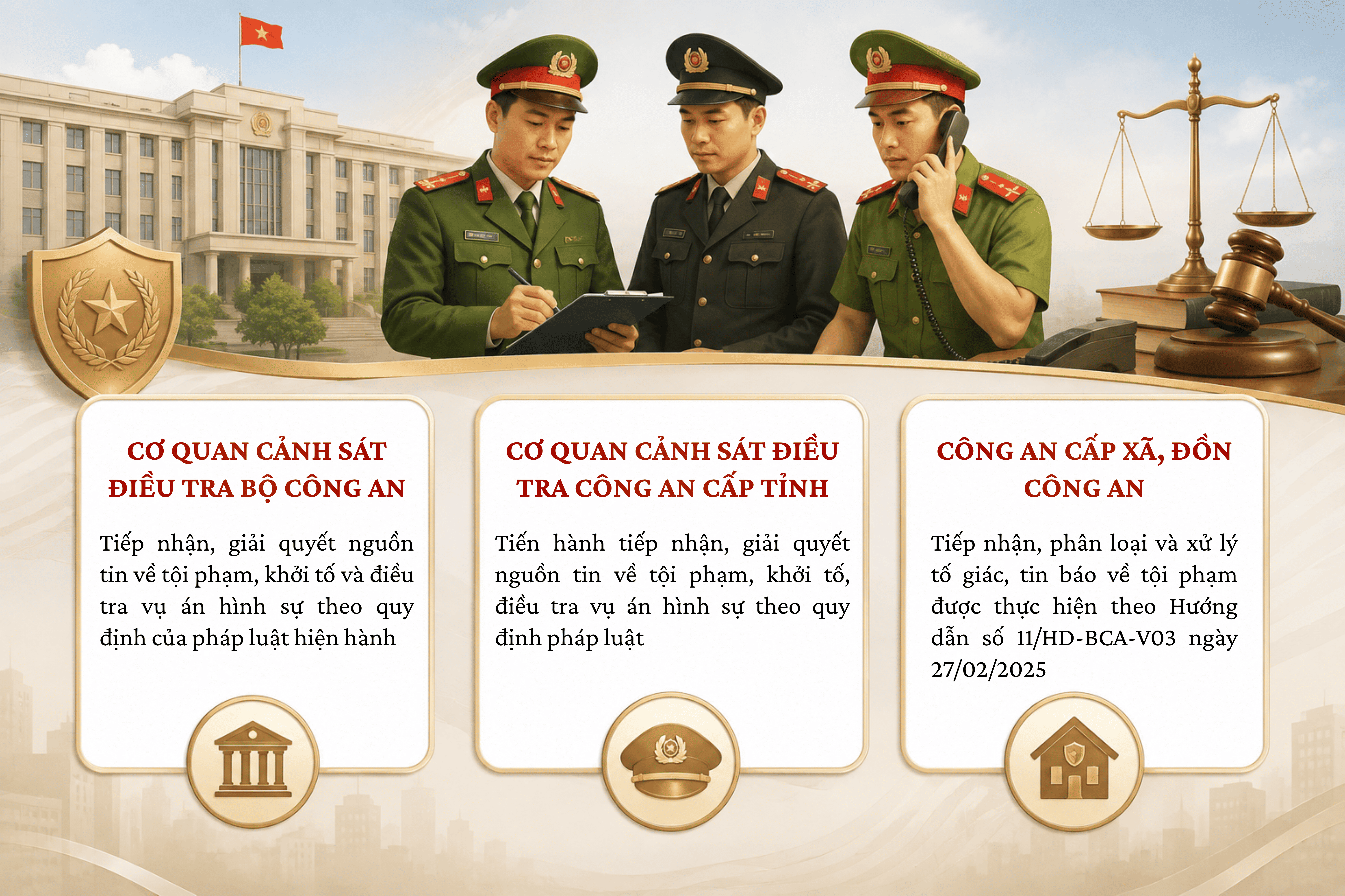 NỘP ĐƠN TỐ GIÁC TỘI PHẠM Ở ĐÂU CƠ QUAN NÀO CÓ THẨM QUYỀN TIẾP NHẬN VÀ GIẢI QUYẾT-1