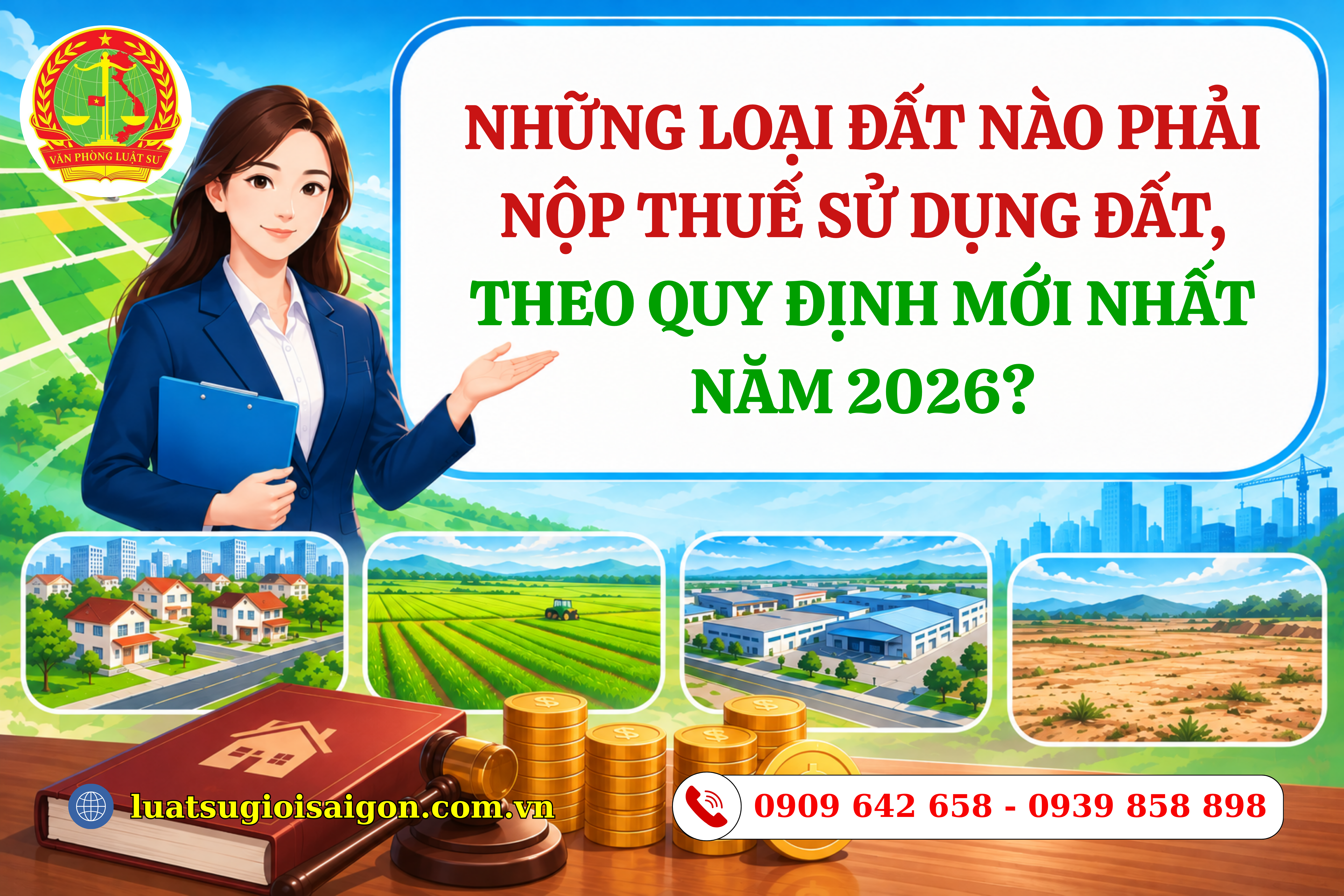 Những loại đất nào phải nộp thuế sử dụng đất theo quy định mới nhất năm 2026