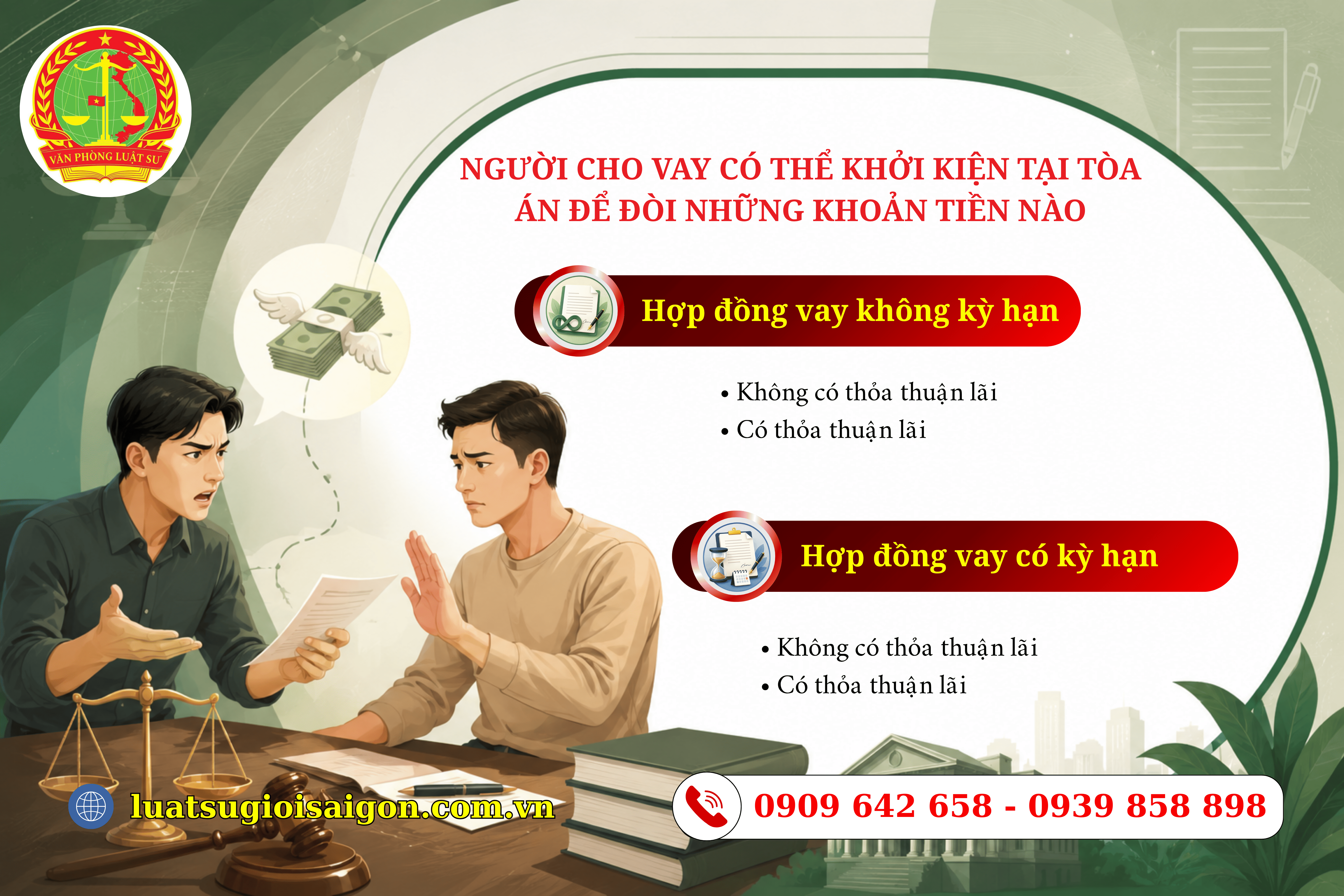 Người cho vay có thể khởi kiện tại Tòa án để đòi những khoản tiền nào-1