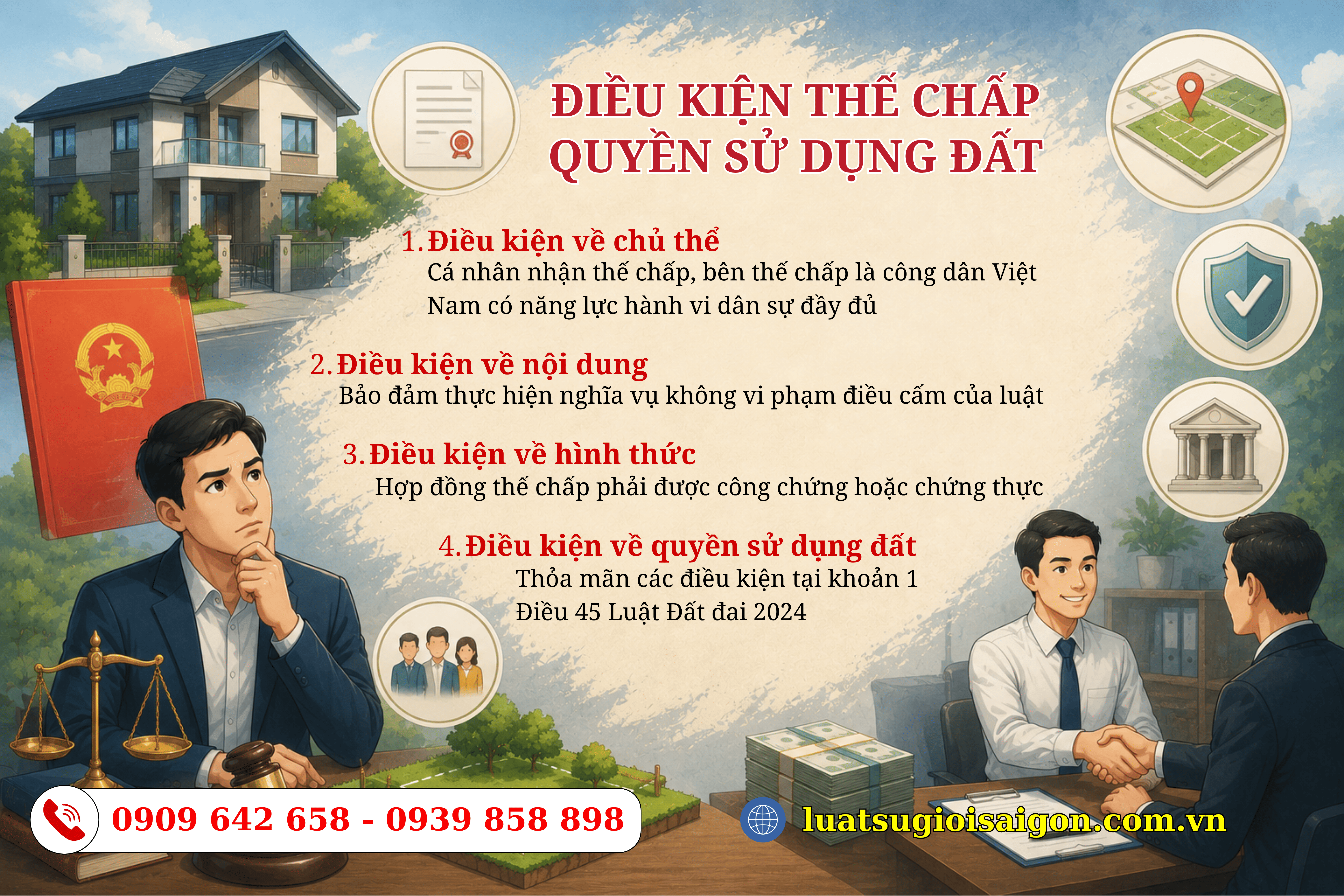 Nhận thế chấp sổ đỏ khi đất đang tranh chấp, không công chứng có được pháp luật bảo vệ-2