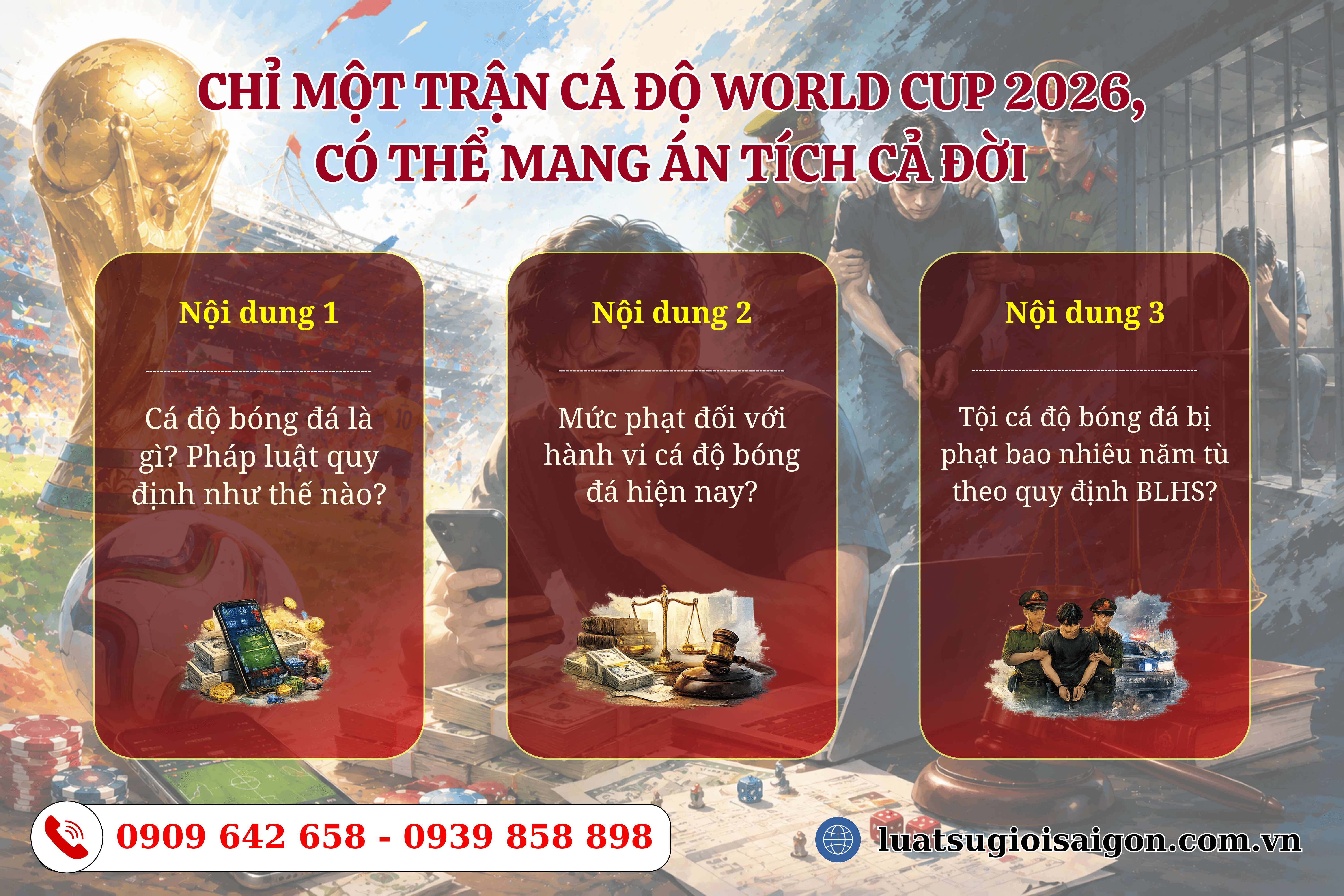 cá độ bóng đá có bị phạt tù không-luatsugioisaigon-1