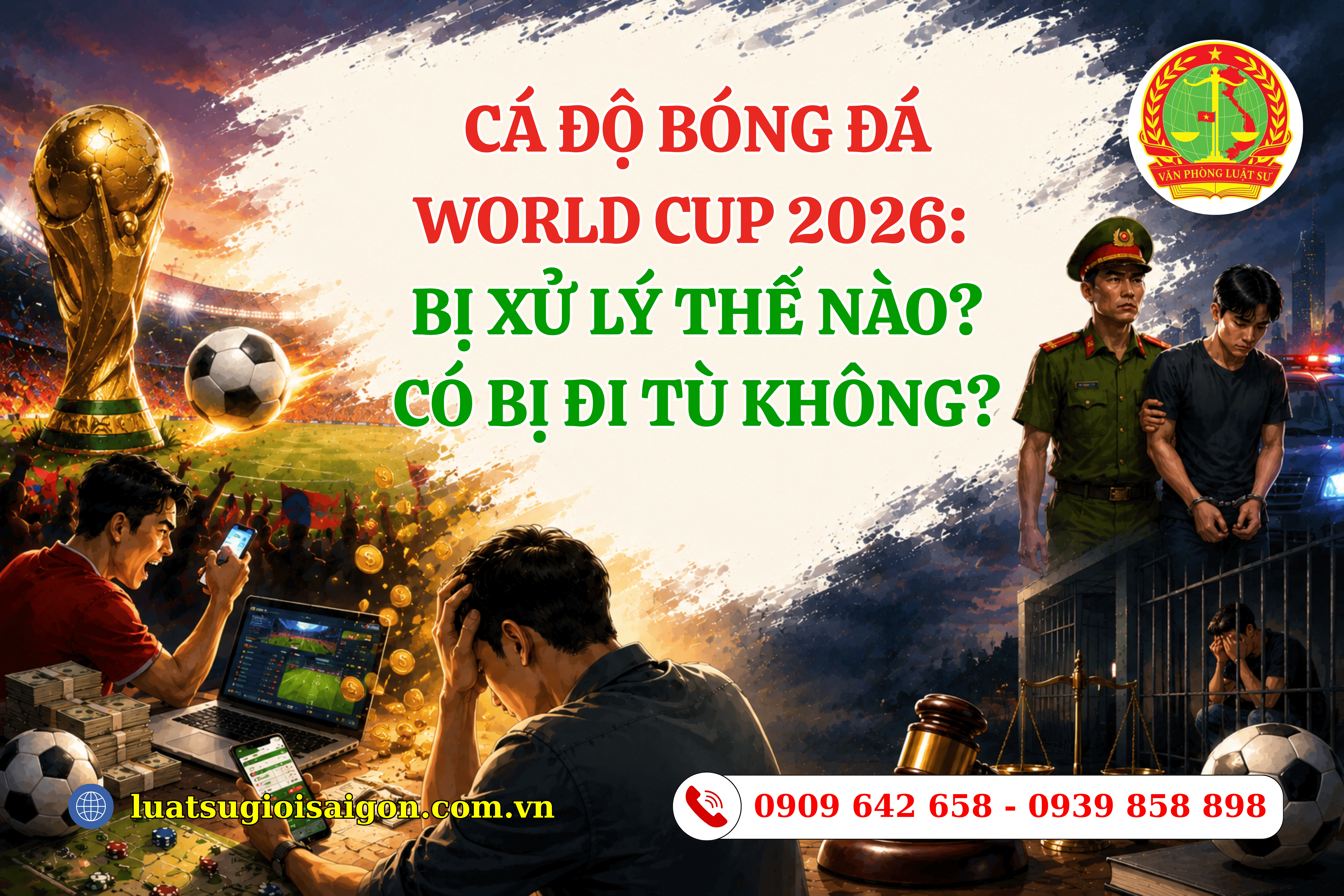 cá độ bóng đá có bị phạt tù không-luatsugióiaigon