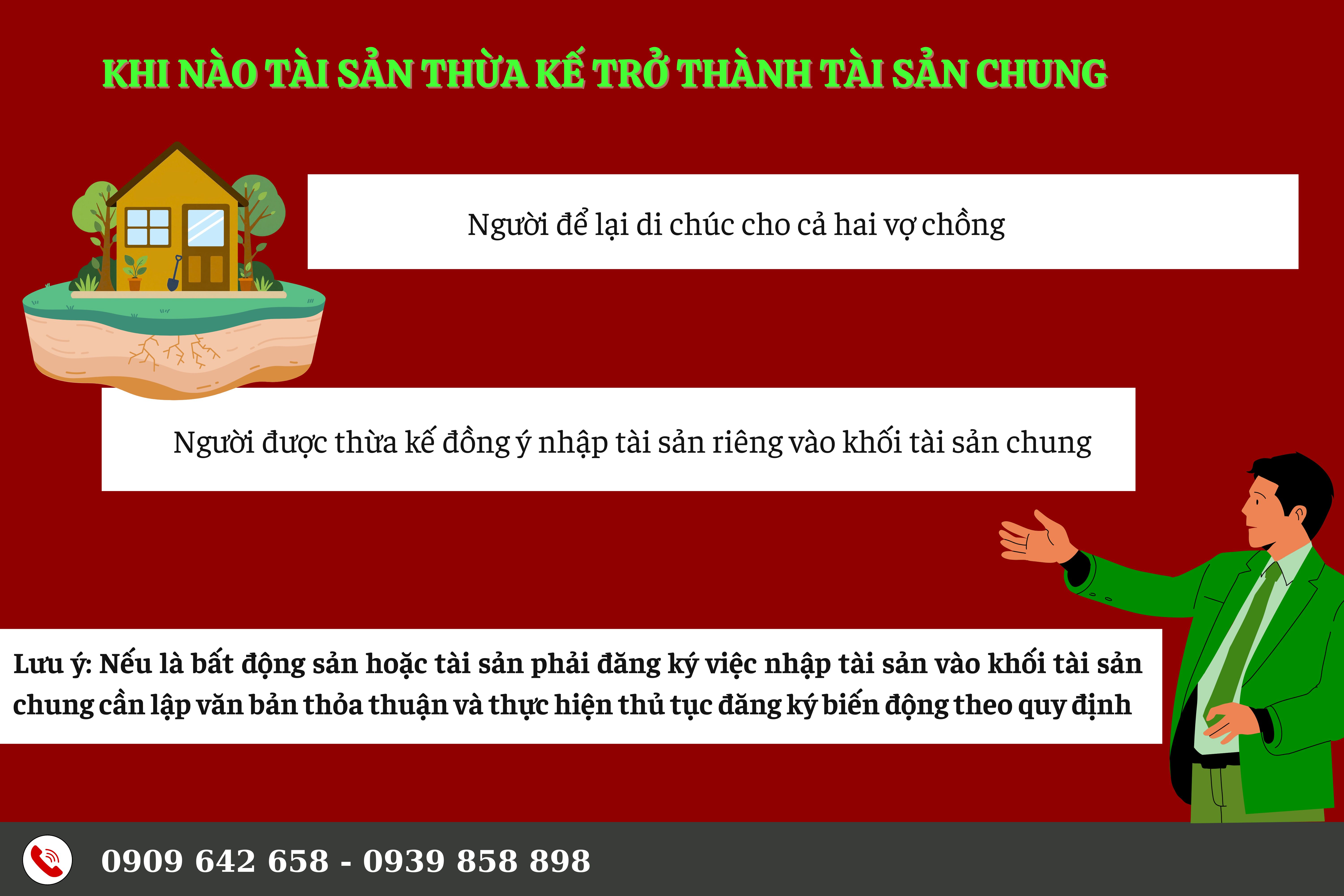 Tài sản được thừa kế từ cha mẹ vợ/cha mẹ chồng là tài sản riêng hay